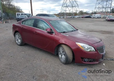 2016 Buick Regal Turbo Premium Ii из США, поврежденный, VIN 2G4GS5GX6G9123144